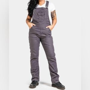 Dovetail Freshley Gray Canvas Overalls